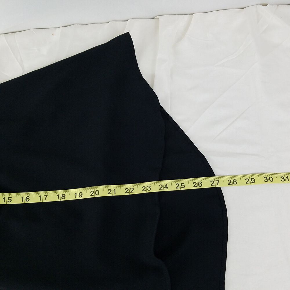 Charisma Shirt Womens Medium Black Top Sheer Sleeveless V Neck Strappy Back - Picture 5 of 9